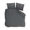 Walra - Dekbedovertrek Vintage Satin - 200x220 Cm - Antraciet