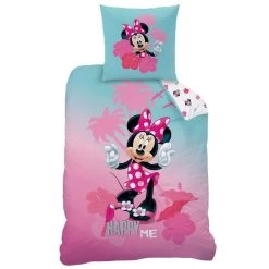 Disney Minnie Mouse Tropics - Dekbedovertrek-140x200cm -Bedbekleding schommelt. 1286747398 0102