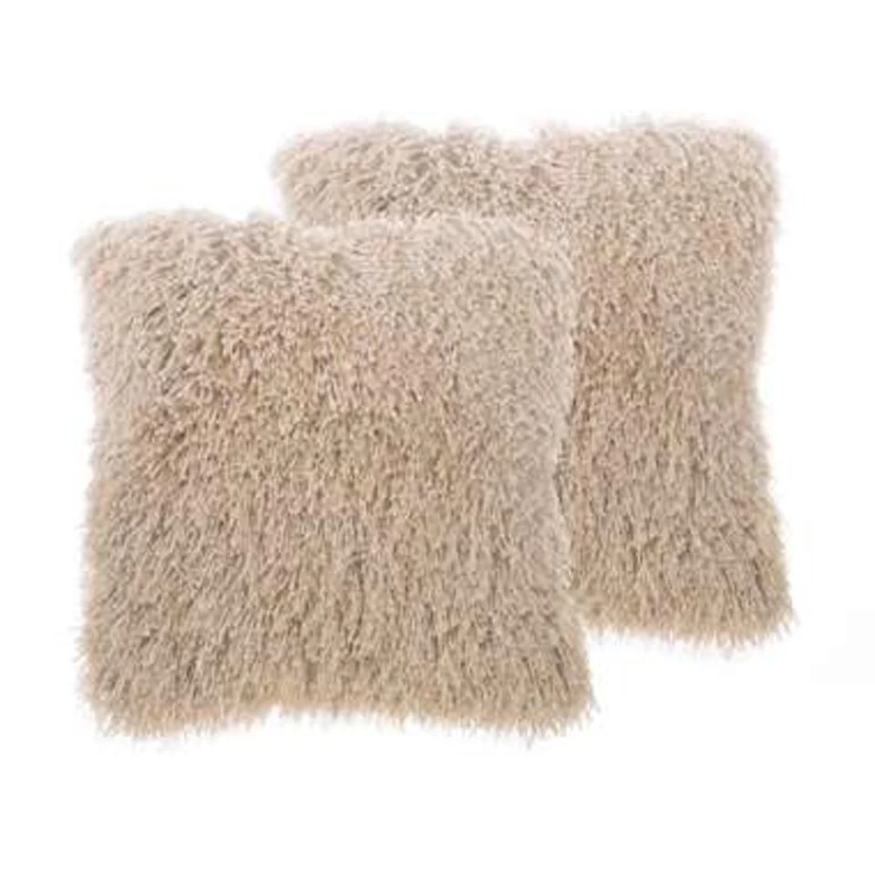 Beliani Sierkussen CIDE - Beige Polyester 1 Beliani Sierkussen CIDE - Beige Polyester