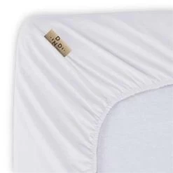 Dindi Home - Hoeslaken Basic Beauty - 180x200 Cm - Wit -Bedbekleding schommelt. 1359246530 0103