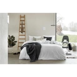 Walra - Dekbedovertrek Vintage Cotton - 200x220 Cm - Wit 7 Walra - Dekbedovertrek Vintage Cotton - 200x220 Cm - Wit -Bedbekleding schommelt. 1369453039 0104