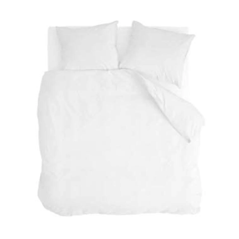 Walra - Dekbedovertrek Vintage Cotton - 200x220 Cm - Wit 1 Walra - Dekbedovertrek Vintage Cotton - 200x220 Cm - Wit
