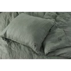 BLCKOUT Alabama - Linnen - Dekbedovertrek - 240x200/220 Cm - Groen -Bedbekleding schommelt. 1448604970 0102