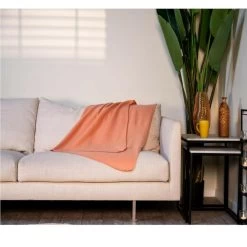 Excellent Houseware Deken-plaid - Fleece-polyester Roze - 170x130 Cm -Bedbekleding schommelt. 145b5a4e8ca843afb60a8ae53ce7985f