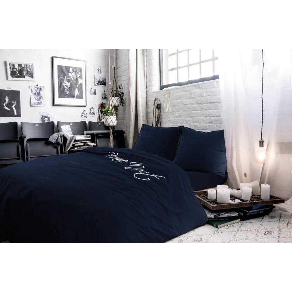 Papillon Deluxe Dekbedovertrek Napier - 140x200/220 Cm - Blauw 2 Papillon Deluxe Dekbedovertrek Napier - 140x200/220 Cm - Blauw - Afbeelding 2