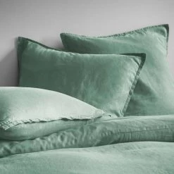 Matt & Rose Métis De Lin - Dekbedovertrek-260 X 240 CmLichenen -Bedbekleding schommelt. 1465615180 0103