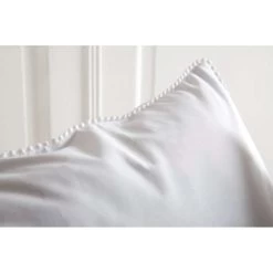 Papillon Dekbedovertrek Pom Pom - 140x200/220 Cm - Grijs -Bedbekleding schommelt. 1515875523 0102