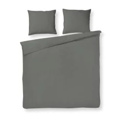 Papillon Dekbedovertrek Pom Pom - 140x200/220 Cm - Grijs