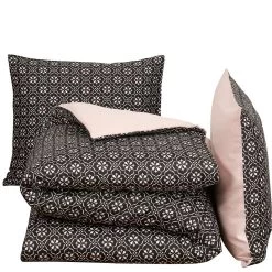 De Witte Lietaer Dekbedovertrek Primrose - 260 X 240 Cm - Zwart 6 De Witte Lietaer Dekbedovertrek Primrose - 260 X 240 Cm - Zwart -Bedbekleding schommelt. 1516753336 0102