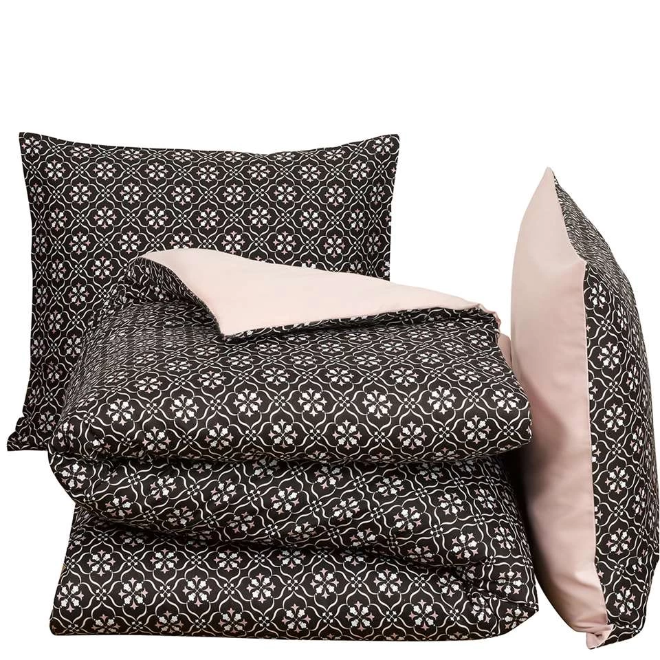 De Witte Lietaer Dekbedovertrek Primrose - 260 X 240 Cm - Zwart 3 De Witte Lietaer Dekbedovertrek Primrose - 260 X 240 Cm - Zwart - Afbeelding 3