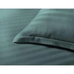 Papillon Dekbedovertrek Satijn Streep - 200x200/220 Cm - Groen -Bedbekleding schommelt. 1521077017 0102