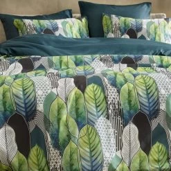 De Witte Lietaer Dekbedovertrek Katoen Satijn Rue - 260 X 240 Cm -Bedbekleding schommelt. 1627257684 0102