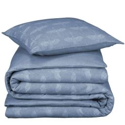 De Witte Lietaer Dekbedovertrek Crane Blue - 140 X 200/220 Cm - Flanel -Bedbekleding schommelt. 1692328161 0103