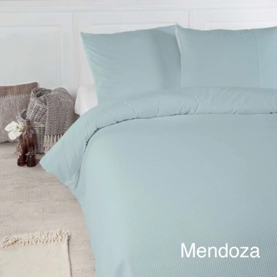 Papillon Deluxe+ Mendoza Dekbedovertrek - 200x200/220 Cm - Groen 2 Papillon Deluxe+ Mendoza Dekbedovertrek - 200x200/220 Cm - Groen - Afbeelding 2