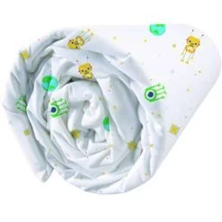 Matt & Rose Space - Kinderdekbedovertrek-140 X 200 - -Bedbekleding schommelt. 1714472057 0102