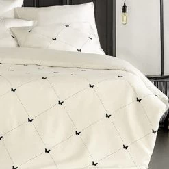 De Witte Lietaer Dekbedovertrek Butterflies-240 X 220 Cm -Bedbekleding schommelt. 1719677575 0102