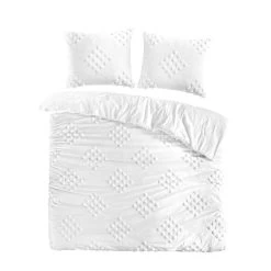 Papillon Deluxe+ Dekbedovertrek Helsinki - 200x200/220 Cm - Wit