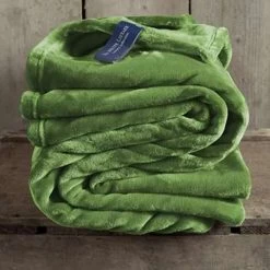 De Witte Lietaer Fleece 'deken Cosy - 150 X 200 Cm - Cactus -Bedbekleding schommelt. 1874265539 0103