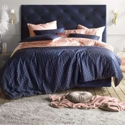 De Witte Lietaer Dekbedovertrek Idyllic - 260 X 240 Cm - Blauw -Bedbekleding schommelt. 1877421940 0103