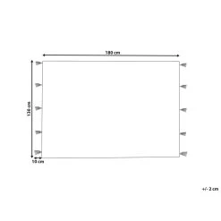 Beliani Plaid KHANDWA - Beige Katoen -Bedbekleding schommelt. 18b69aba89ef4d008b64e298248b4811