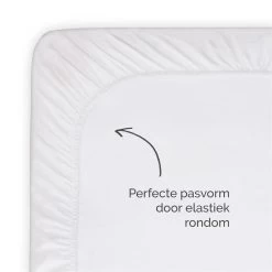 Byrklund - Hoeslaken Jersey - 180x200 Cm - Wit -Bedbekleding schommelt. 1928243113 0103