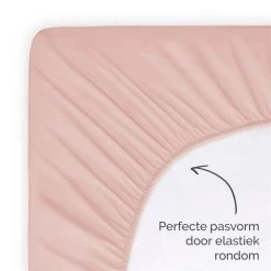 Byrklund - Hoeslaken Katoen - 180x200 Cm - Oud Roze -Bedbekleding schommelt. 1940222079 0103