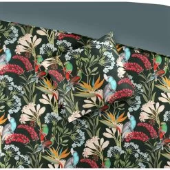 Papillon Dekbedovertrek Helena - 200x200/220 Cm - Groen -Bedbekleding schommelt. 1999904176 0102