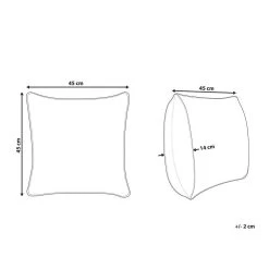 Beliani Sierkussen RHOEO - Paars Katoen 6 Beliani Sierkussen RHOEO - Paars Katoen -Bedbekleding schommelt. 1cdf83b26e174729bd5aaa1a5d11ddf8