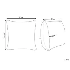 Beliani Sierkussen CERCIS - Zwart Katoen -Bedbekleding schommelt. 2b6623a30d0b41e5a88590a973b660ca