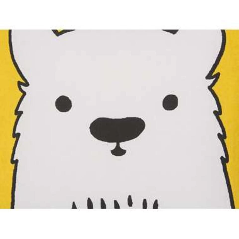 Beliani Sierkussen WARANASI - Geel Katoen 3 Beliani Sierkussen WARANASI - Geel Katoen - Afbeelding 3