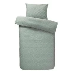 Comfort Dekbedovertrek Valencia - Groen - 140x200/220 Cm