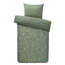 Comfort Dekbedovertrek Muriel - Groen - 140x200/220 Cm