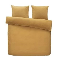 Walra Dekbedovertrek Vintage Cotton - Mosterd - 240x200/220 Cm