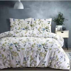 Royal Dekbedovertrek Carlijn Botanisch - Wit - 240x200/220 Cm -Bedbekleding schommelt. 31105528 1950