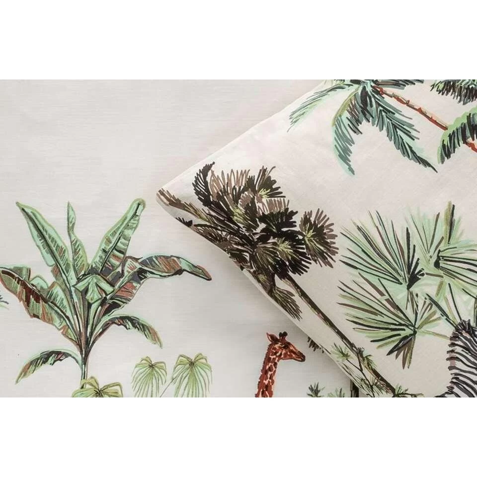 Comfort Dekbedovertrek Job Dieren - Off-white - 140x200 Cm 2 Comfort Dekbedovertrek Job Dieren - Off-white - 140x200 Cm - Afbeelding 2