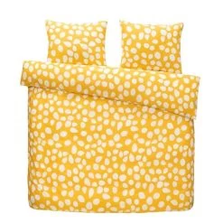 Dekbedovertrek Tyr Stippen- Oker - 200x220 Cm
