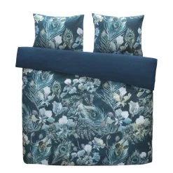 Royal Dekbedovertrek Amari Botanisch - Blauw - 240x200/220 Cm