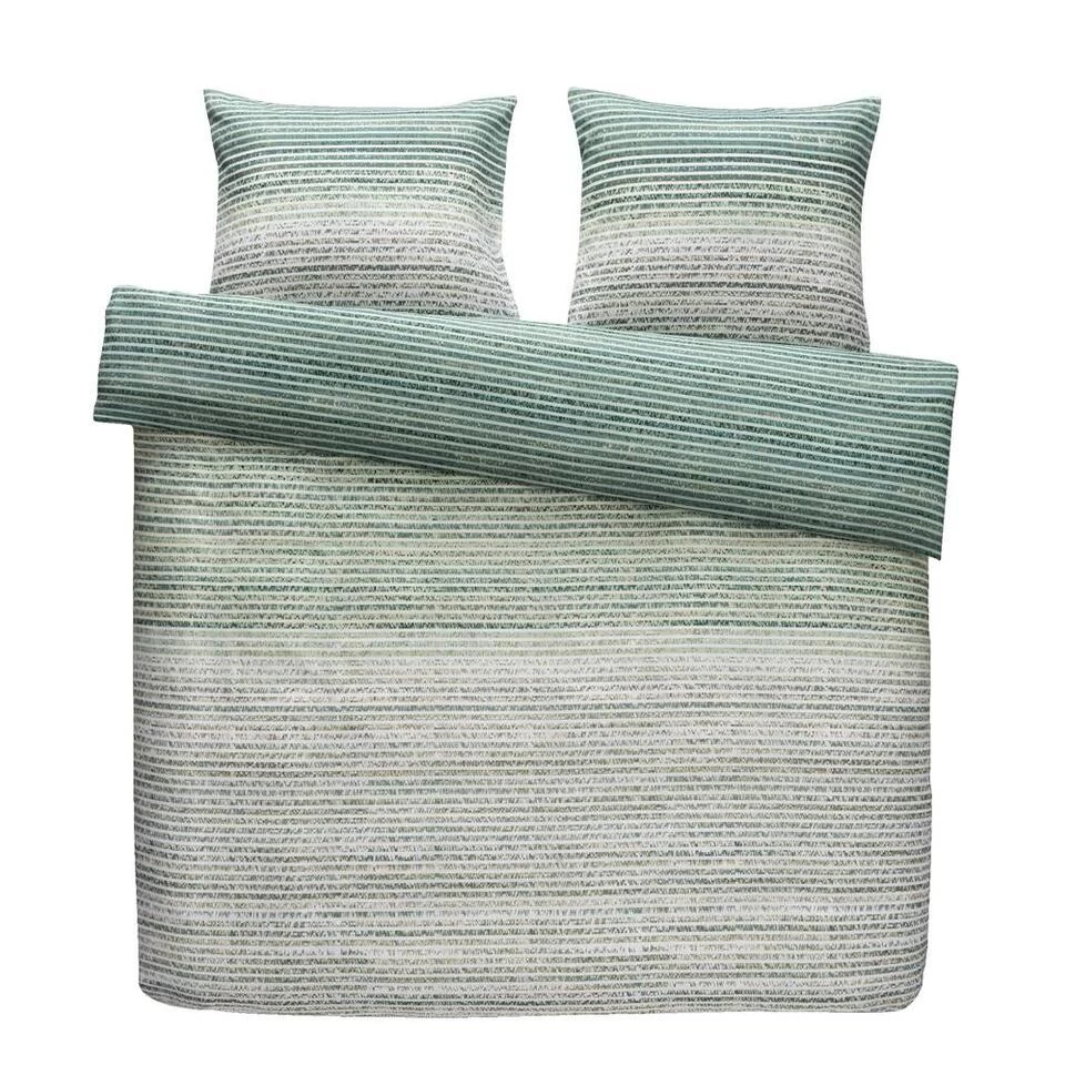 Dekbedovertrek Ivar - Blauwgroen - 200x220 Cm 1 Dekbedovertrek Ivar - Blauwgroen - 200x220 Cm
