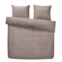 Dekbedovertrek Rane Bloemen - Roze/zwart - 240x220 Cm