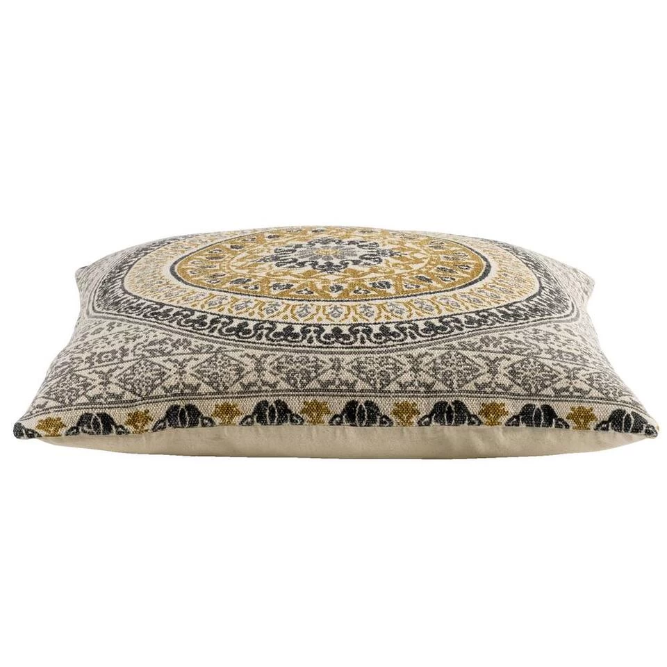 Woonkussen Fatima - Oker - 60x60 Cm 2 Woonkussen Fatima - Oker - 60x60 Cm - Afbeelding 2