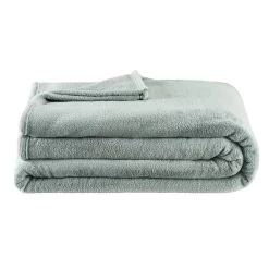 Plaid Niek XXL - Blauwgroen - 240x220 Cm