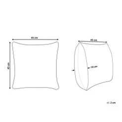 Beliani Sierkussen MANETTI - Zwart Polyester 6 Beliani Sierkussen MANETTI - Zwart Polyester -Bedbekleding schommelt. 41071f67bda94a0086d15c64c62384ba 1