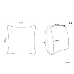 Beliani Sierkussen TALINUM - Blauw Fluweel 6 Beliani Sierkussen TALINUM - Blauw Fluweel -Bedbekleding schommelt. 42a3c24dc30e4f8e9e40ddbe44d6c261