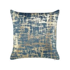 Beliani Sierkussen GARDENIA - Blauw Fluweel 7 Beliani Sierkussen GARDENIA - Blauw Fluweel -Bedbekleding schommelt. 42d7d6acb38b4b469ce88ed038096250