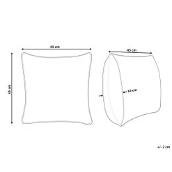 Beliani Sierkussen URPAD - Multicolor Jute, Katoen, Wol -Bedbekleding schommelt. 4c15e974b3d04642af9a68188a96ca92