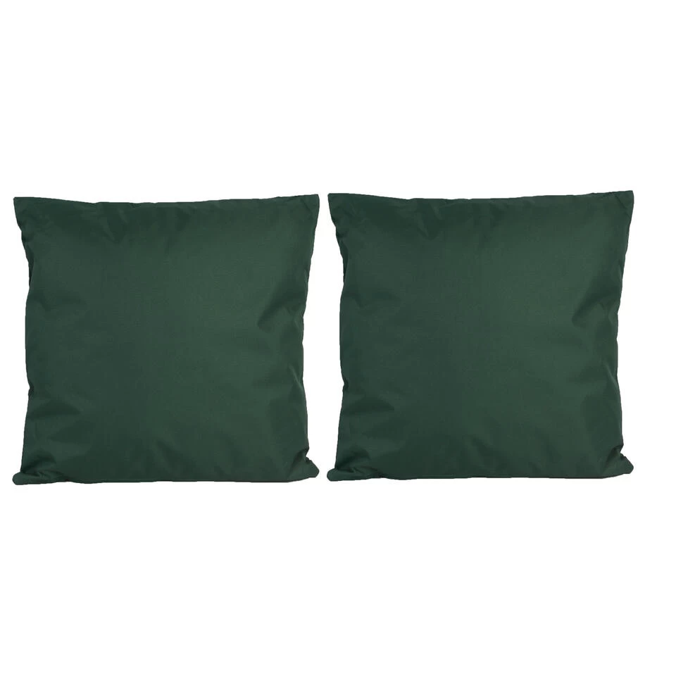 Anna's Collection Bank-sier Kussens - Donkergroen - 45 X 45 Cm 2 Anna's Collection Bank-sier Kussens - Donkergroen - 45 X 45 Cm - Afbeelding 2