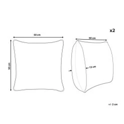 Beliani Sierkussen OUJDA - Goud Katoen -Bedbekleding schommelt. 6aecbf3d47304061821c6ce4f5d4d39b
