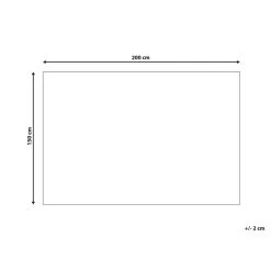 Beliani Plaid BJAS - Blauw Polyester -Bedbekleding schommelt. 70cec1a8ca934c61b7f9b36d18625a7f