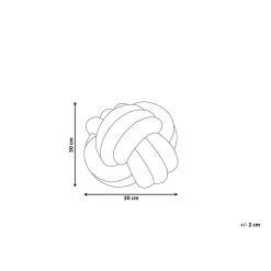 Beliani Sierkussen MALNI - Grijs Fluweel -Bedbekleding schommelt. 717cf1b9381b47cfaf9d45ec34603e00