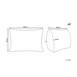 Beliani Sierkussen VELOOR - Grijs Katoen -Bedbekleding schommelt. 779d637592e94e329542293ea362636c